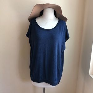 Matty M Ultra soft dolman tee with Zipper back